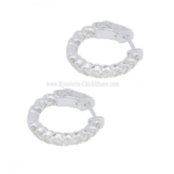 Boucles D'oreilles Diamants 64996