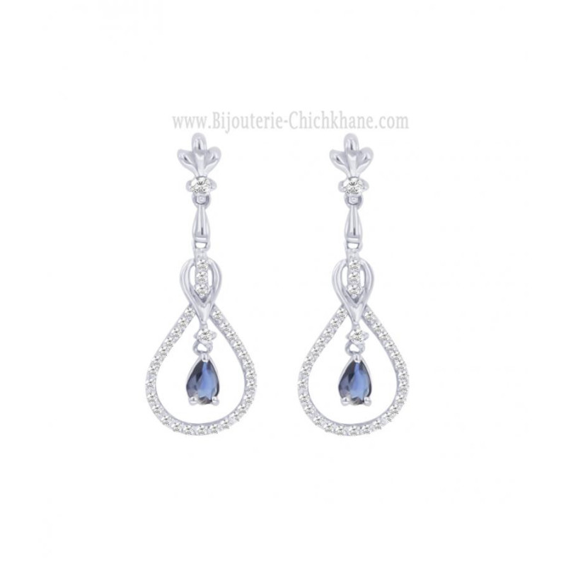 Boucles D'oreilles Diamants 64040