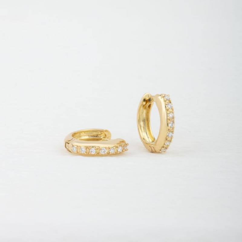 Boucles D'oreilles Diamants 68807