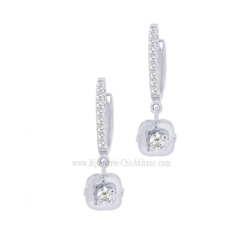 Boucles D'oreilles Diamants 63770