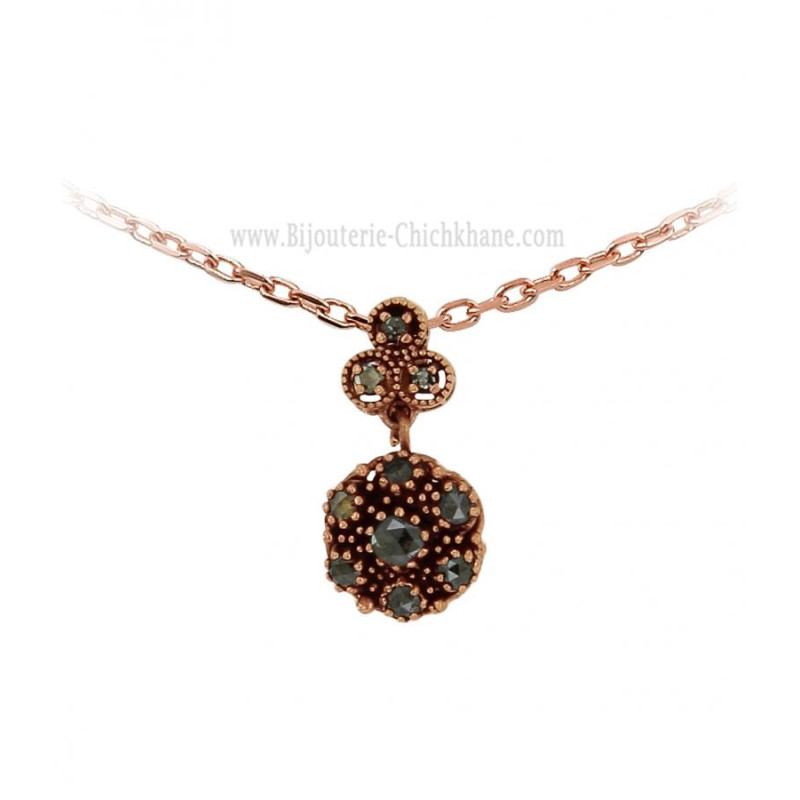 Pendentif Diamants Rose ''Chichkhane'' 62741