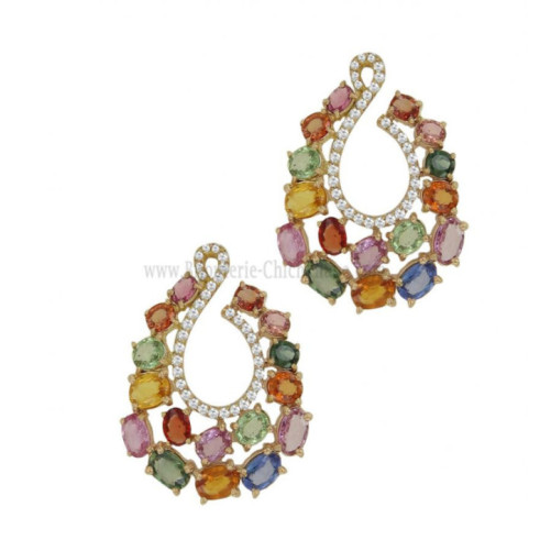 Boucles D'oreilles Diamants 62660