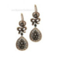 Boucles D'oreilles Diamants Rose ''Chichkhane'' 61152 Boucles D'oreilles Diamants Rose ''Chichkhane'' 61152