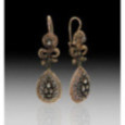 Boucles D'oreilles Diamants Rose ''Chichkhane'' 61152 Boucles D'oreilles Diamants Rose ''Chichkhane'' 61152