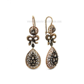 Boucles D'oreilles Diamants Rose ''Chichkhane'' 61152