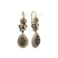 Boucles D'oreilles Diamants Rose ''Chichkhane'' 61152 Boucles D'oreilles Diamants Rose ''Chichkhane'' 61152