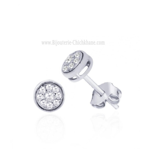 Boucles D'oreilles Diamants 61014