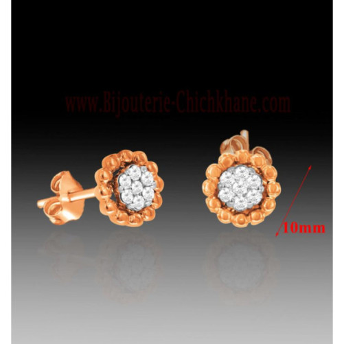 Boucles D'oreilles Diamants 60761