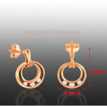 Boucles D'oreilles Diamants 60742