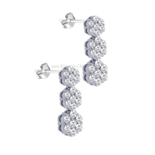 Boucles D'oreilles Diamants 59825