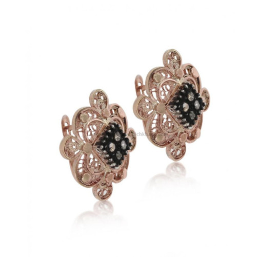 Boucles D'oreilles Diamants Blanc ''Chichkhane'' 36266