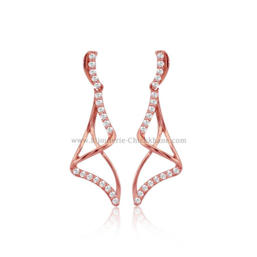 Boucles D'oreilles Diamants 54575
