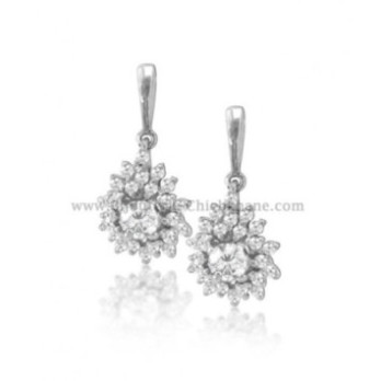 Boucles D'oreilles Diamants 54561
