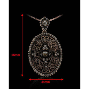 Pendentif Diamants Rose ''Chichkhane'' 48399