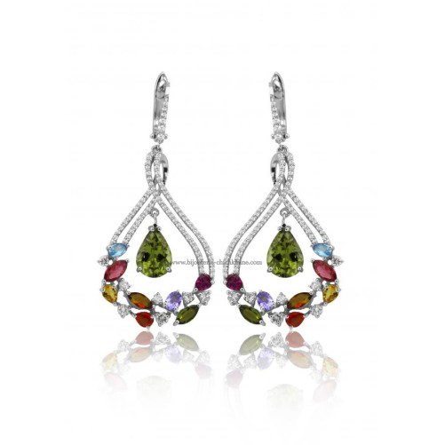 Boucles D'oreilles Diamants 48410
