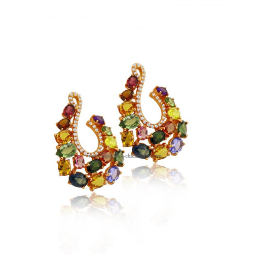 Boucles D'oreilles Diamants 48407