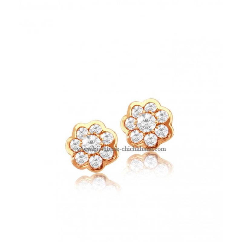 Boucles D'oreilles Diamants 47931