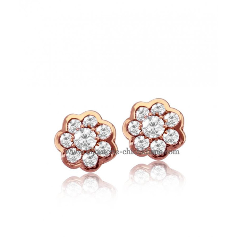 Boucles D'oreilles Diamants 47929