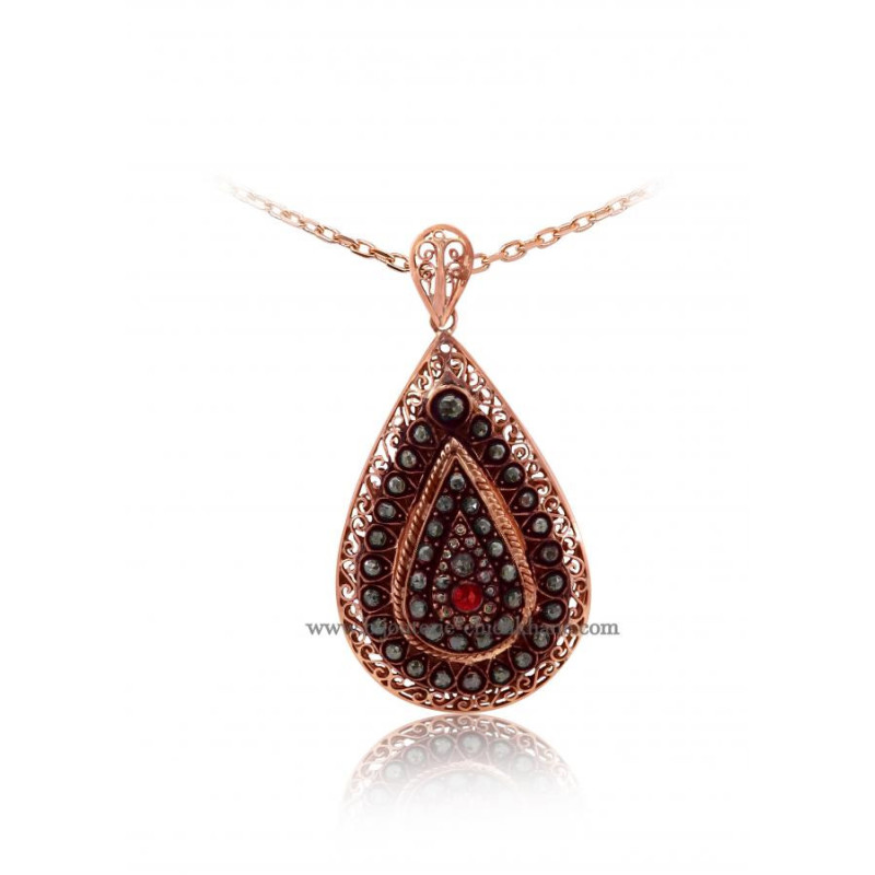 Pendentif Diamants Rose ''Chichkhane'' 46858 Pendentif Diamants Rose ''Chichkhane'' 46858