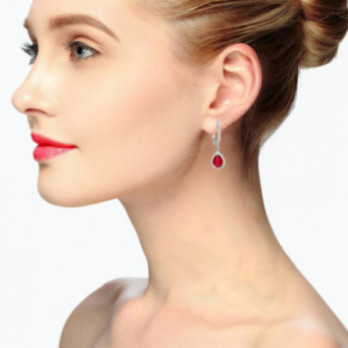 Boucles D'oreilles Diamants 44550