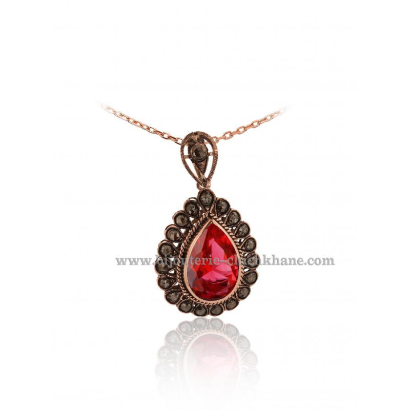 Pendentif Diamants Rose ''Chichkhane'' 43205 Pendentif Diamants Rose ''Chichkhane'' 43205